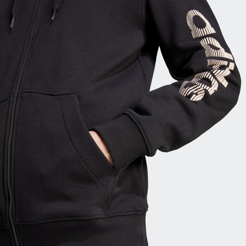 Women's Zip-Up Fitness Hoodie - Grey