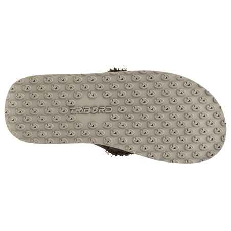 TO500 Big PRINT men's flip-flops - Teak