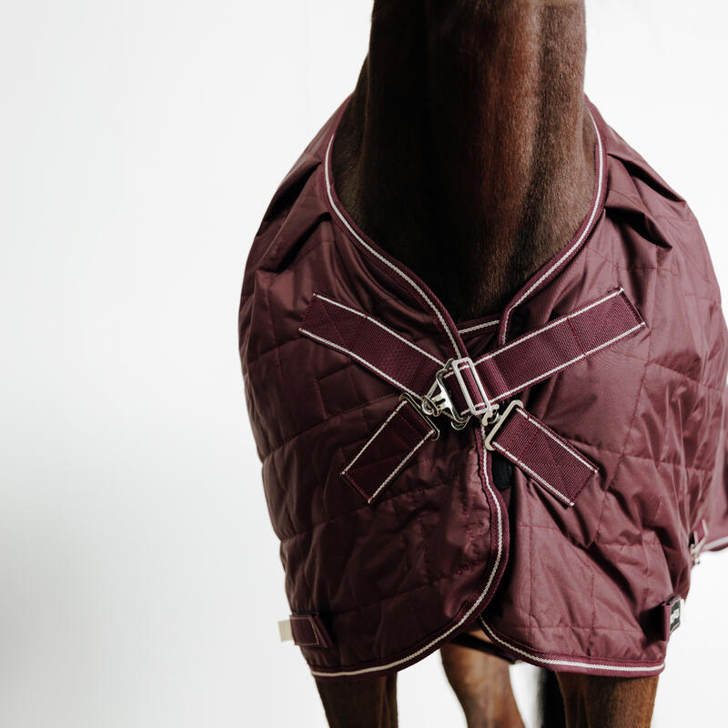 Staldeken voor ruitersport paard en pony Combo 50 bordeaux 50 g