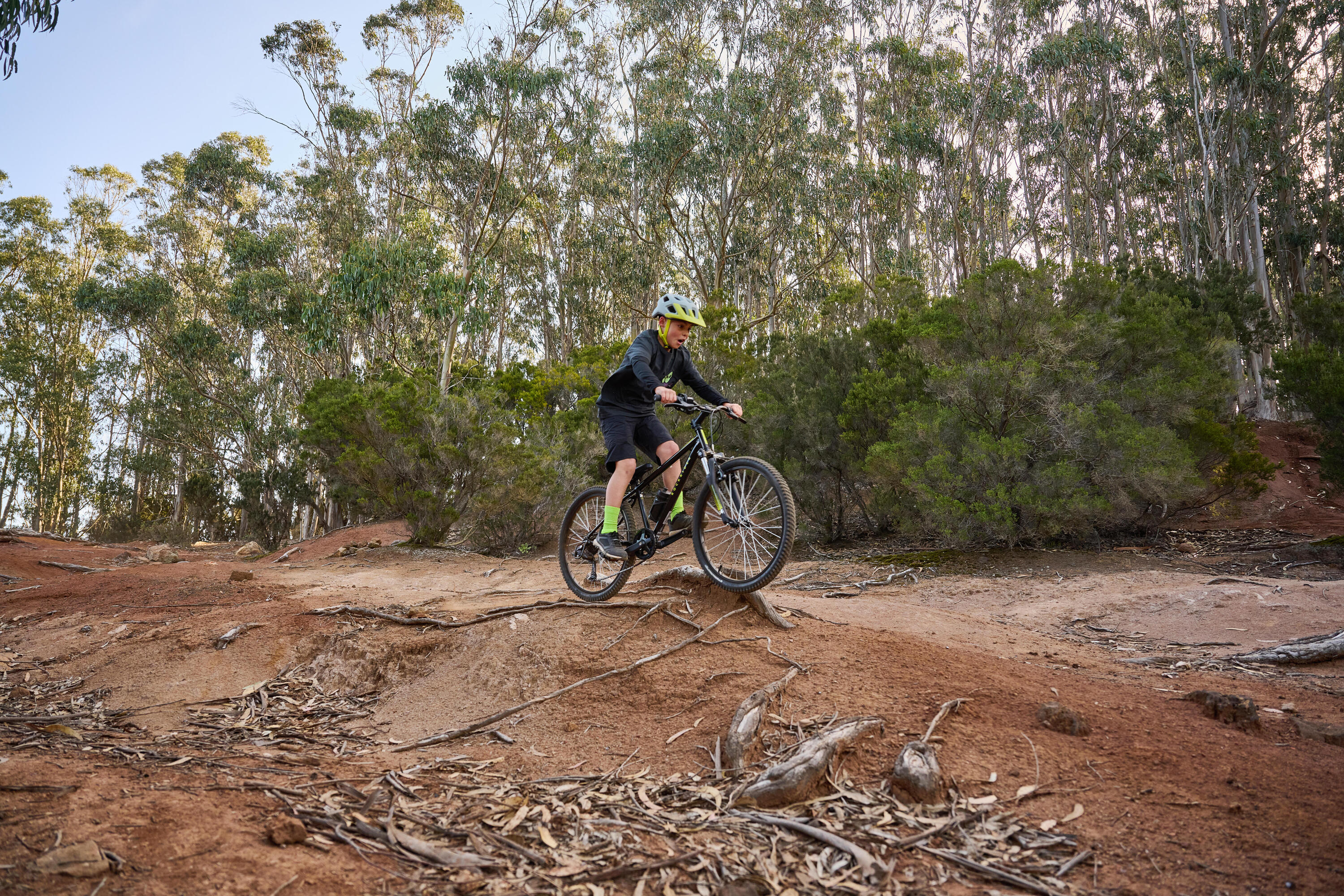 Kinderfahrrad Mountainbike 24 Zoll Rockrider Expl 500 schwarz 17/23
