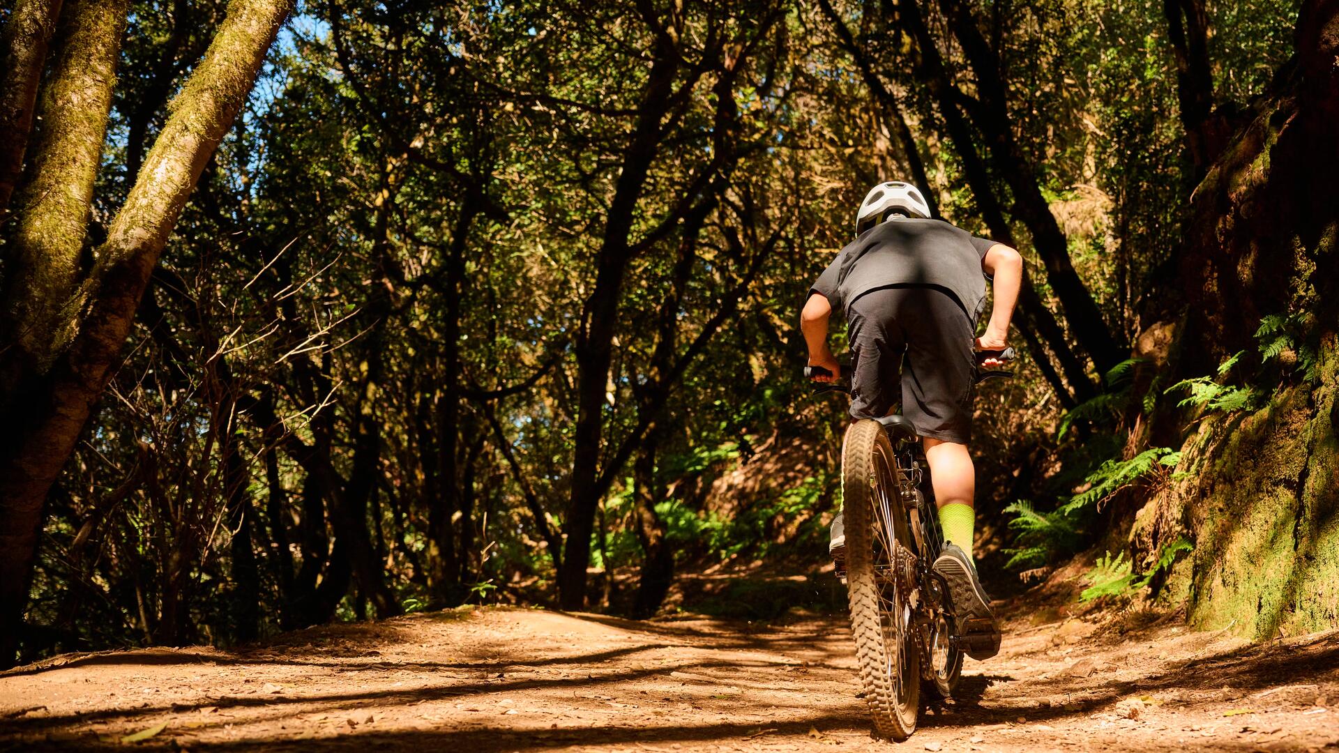 Kinder-MTB-neongelb 