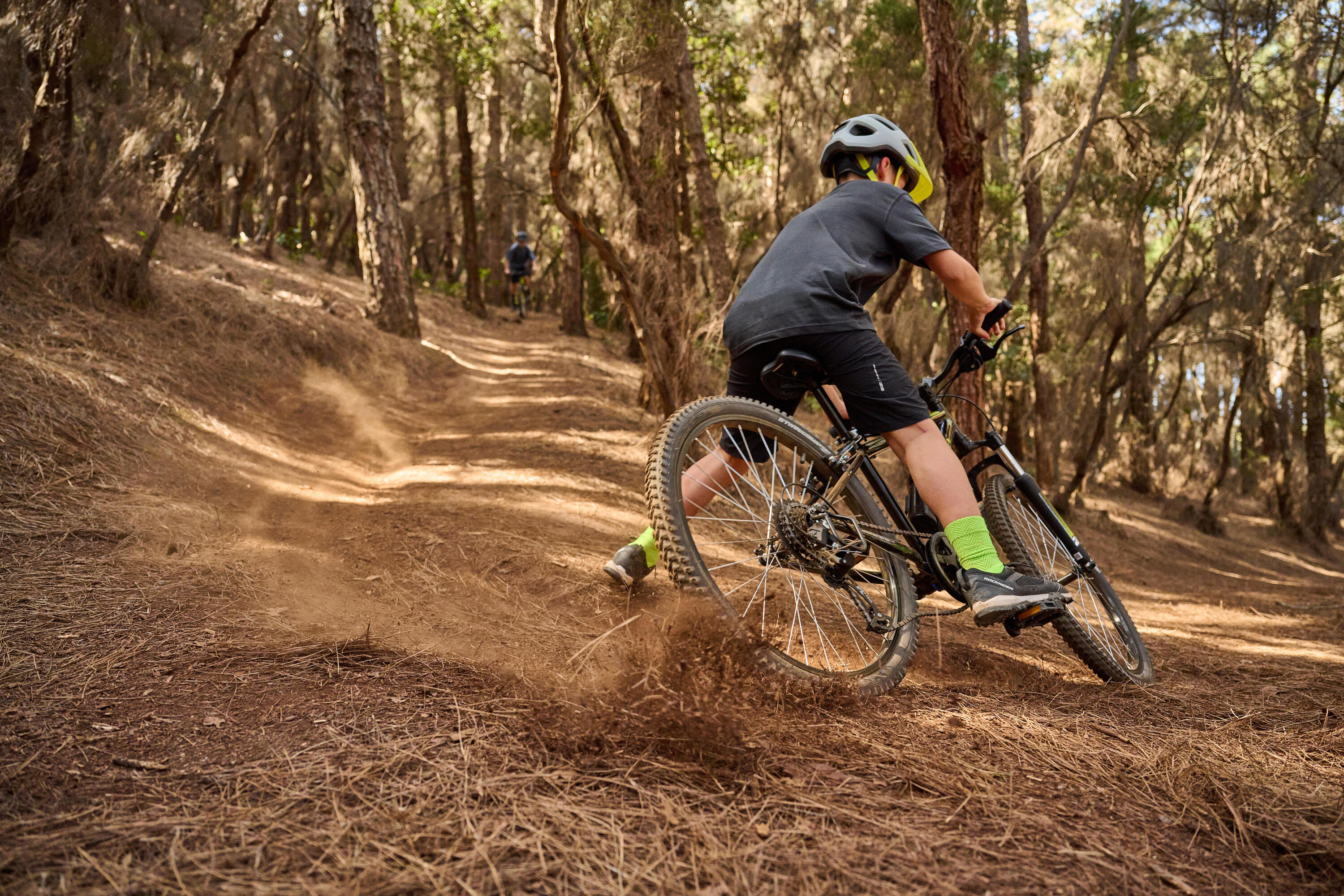 Kinderfahrrad Mountainbike 24 Zoll Rockrider Expl 500 schwarz 21/23