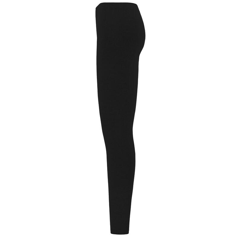 Leggings donna in cotone Kappa nero