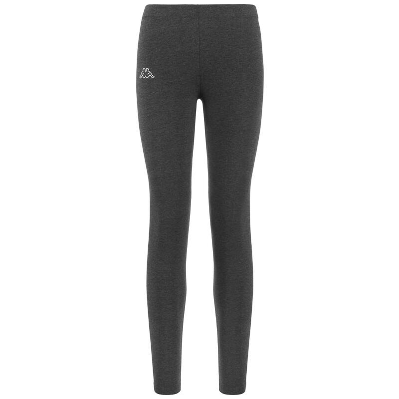 Leggings in cotone donna Kappa grigio melange