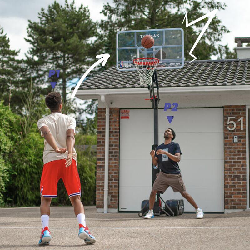 Connected basketbal ring met sensor voor Decathlon Basketball Play