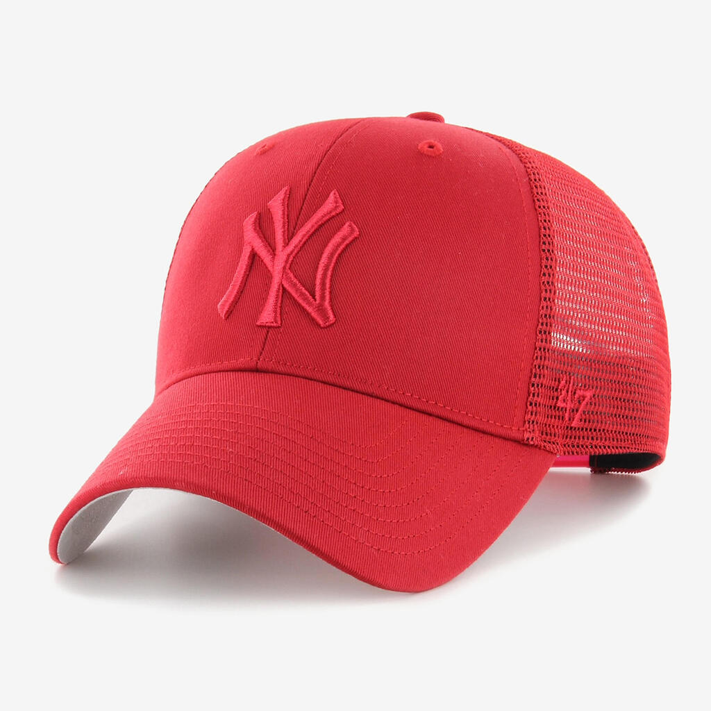 Adult Baseball Trucker Cap 47 Brand NY - Red