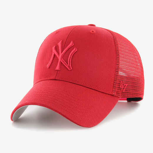 
      ШАПКА С КОЗИРКА NEW YORK YANKEES, ЧЕРВЕНА
  