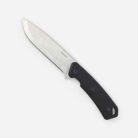 Črn lovski nož s fiksnim rezilom SIKA 130 V2 (13 cm)