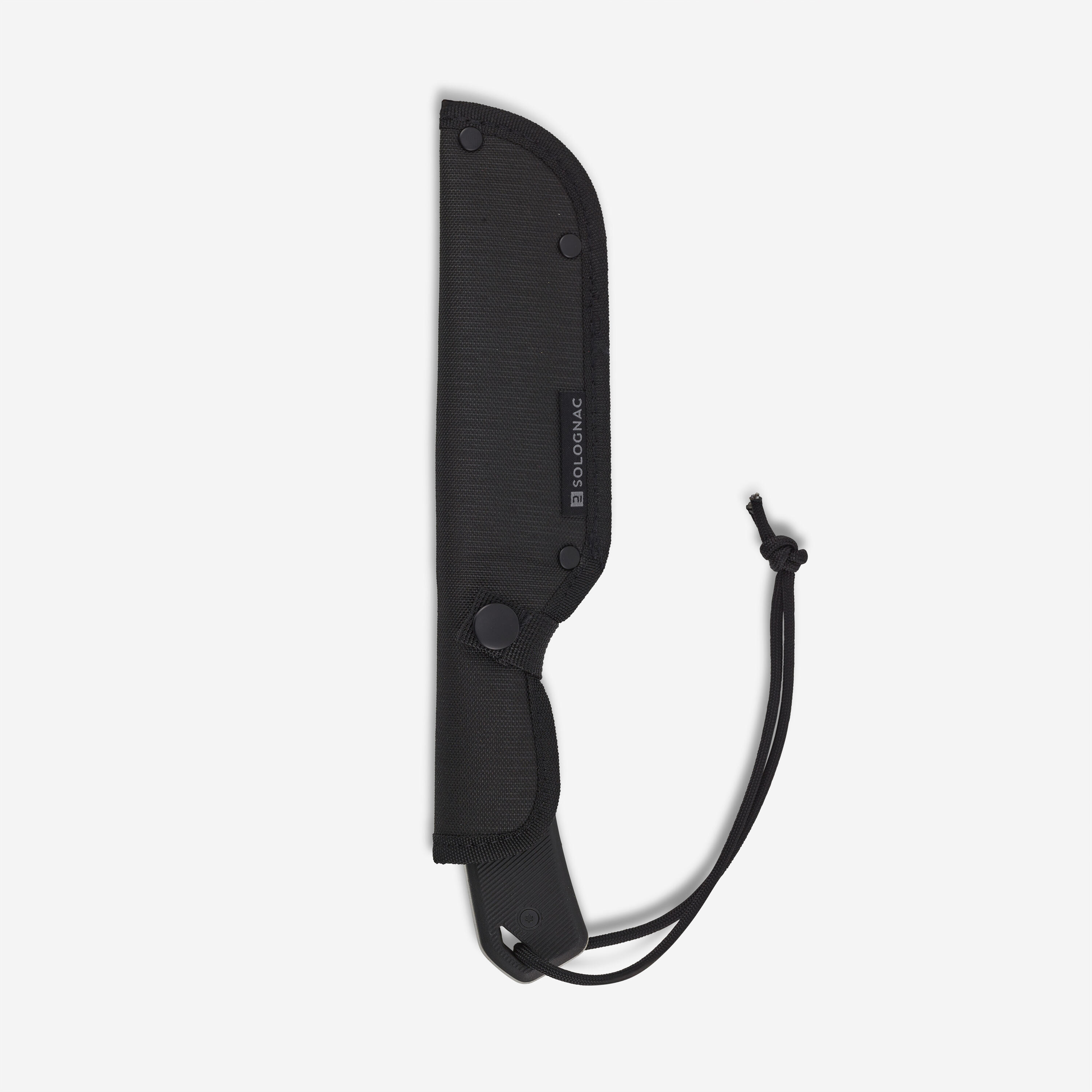 Navaja Caza Solognac Sika 130 FR Grip Negro Hoja Fija 13 cm 7/12