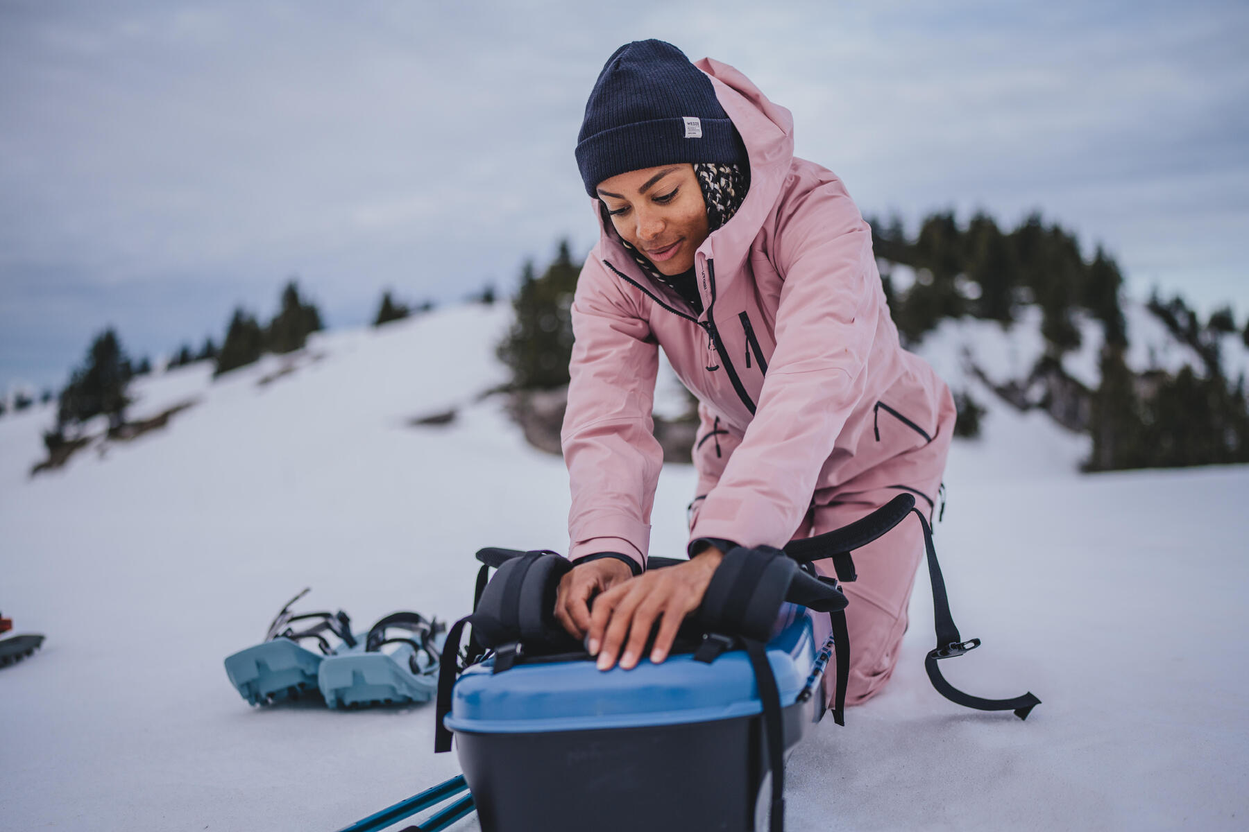 Luge sac à dos Reverslide : mode sac à dos
