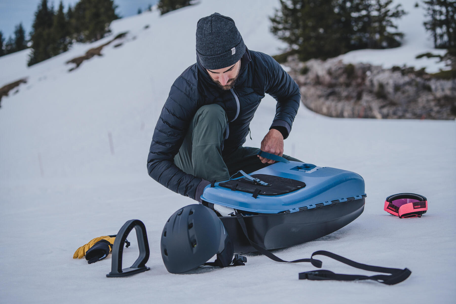 mode luge sac à dos reverslide