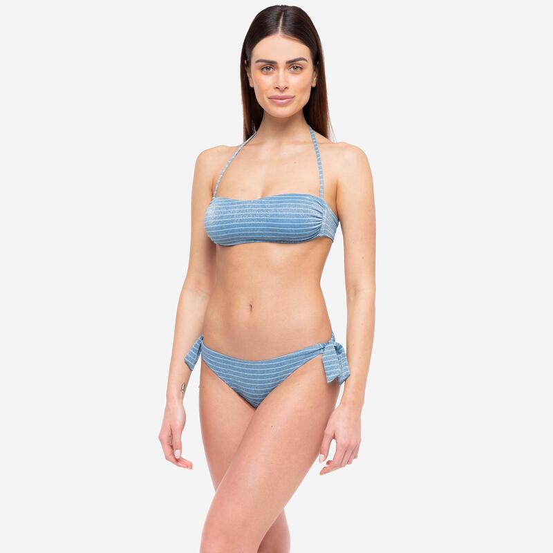 Bikini donna fascia + slip fiocchi Le Blu