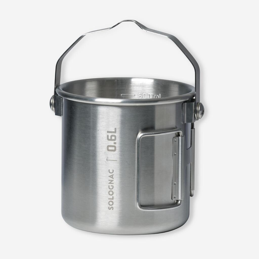 Šolja od nerđajućeg čelika za buškrafting (60 cl / 0,6 l)