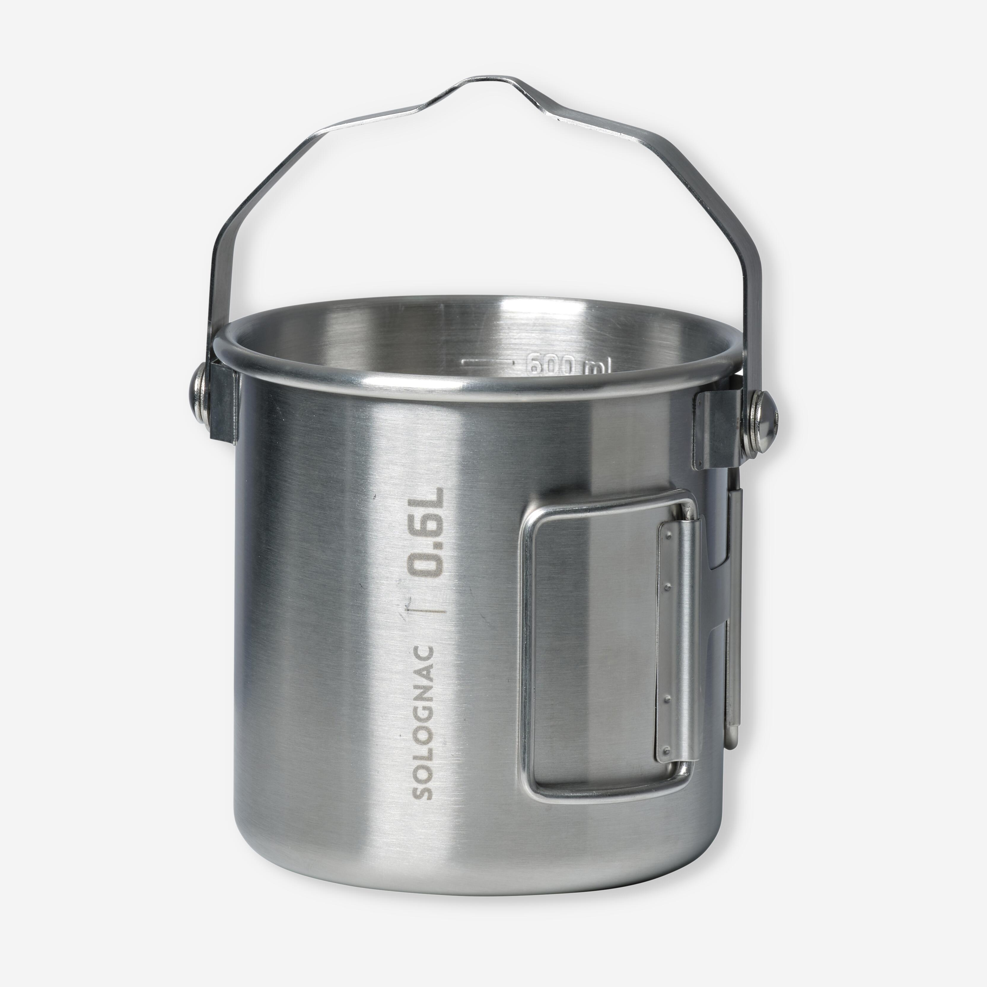 Decathlon | Tazza BUSHCRAFT 60 cL bivacco acciaio inox |  Solognac