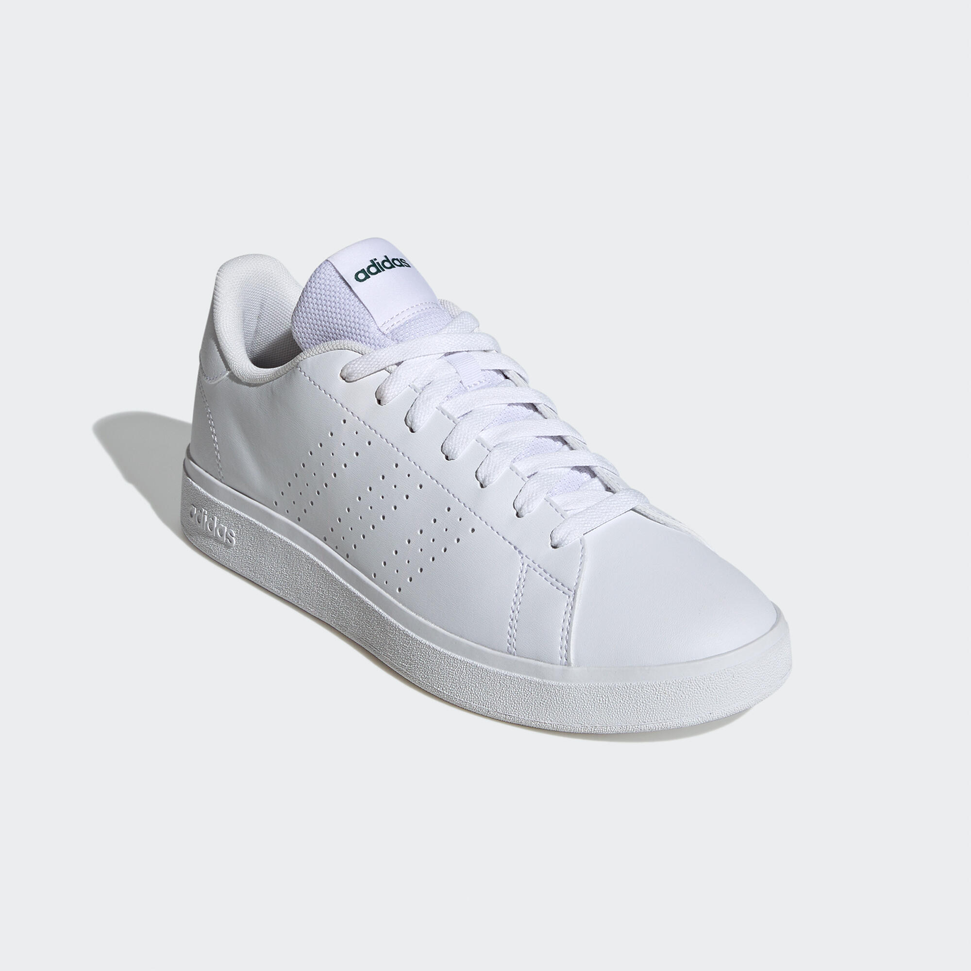 Men's advantage base Adidas walking shoes White Decathlon