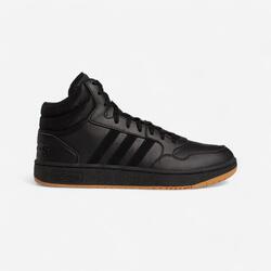 Chaussure homme hoops 3.0 Mid Adidas noire