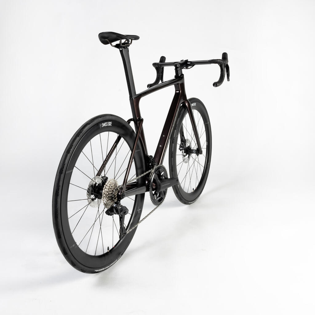Šosejas velosipēds “RCR Pro Shimano Ultegra DI2”, jaudas sensors, oglekļa krāsa