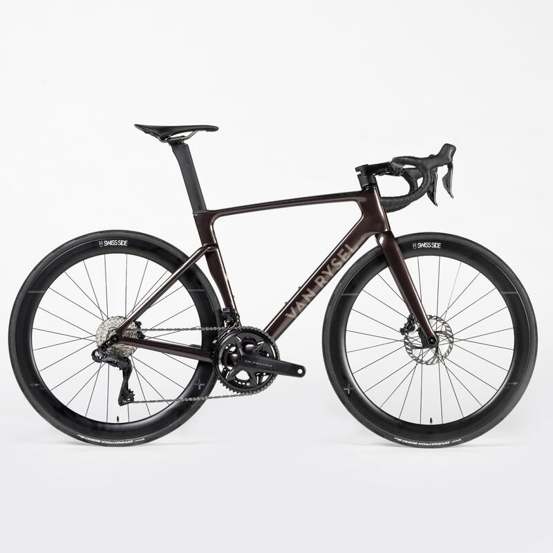 Bici da corsa Van Rysel RCR PRO Shimano ULTEGRA DI2 Ruote Swiss Side