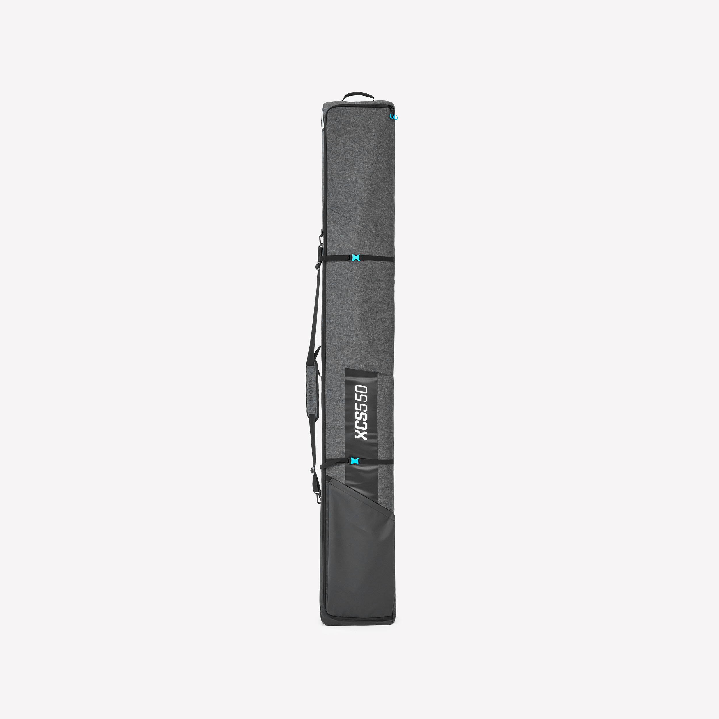 Capa para skis de fundo adulto, Coverbag 500 cinzento 2/6