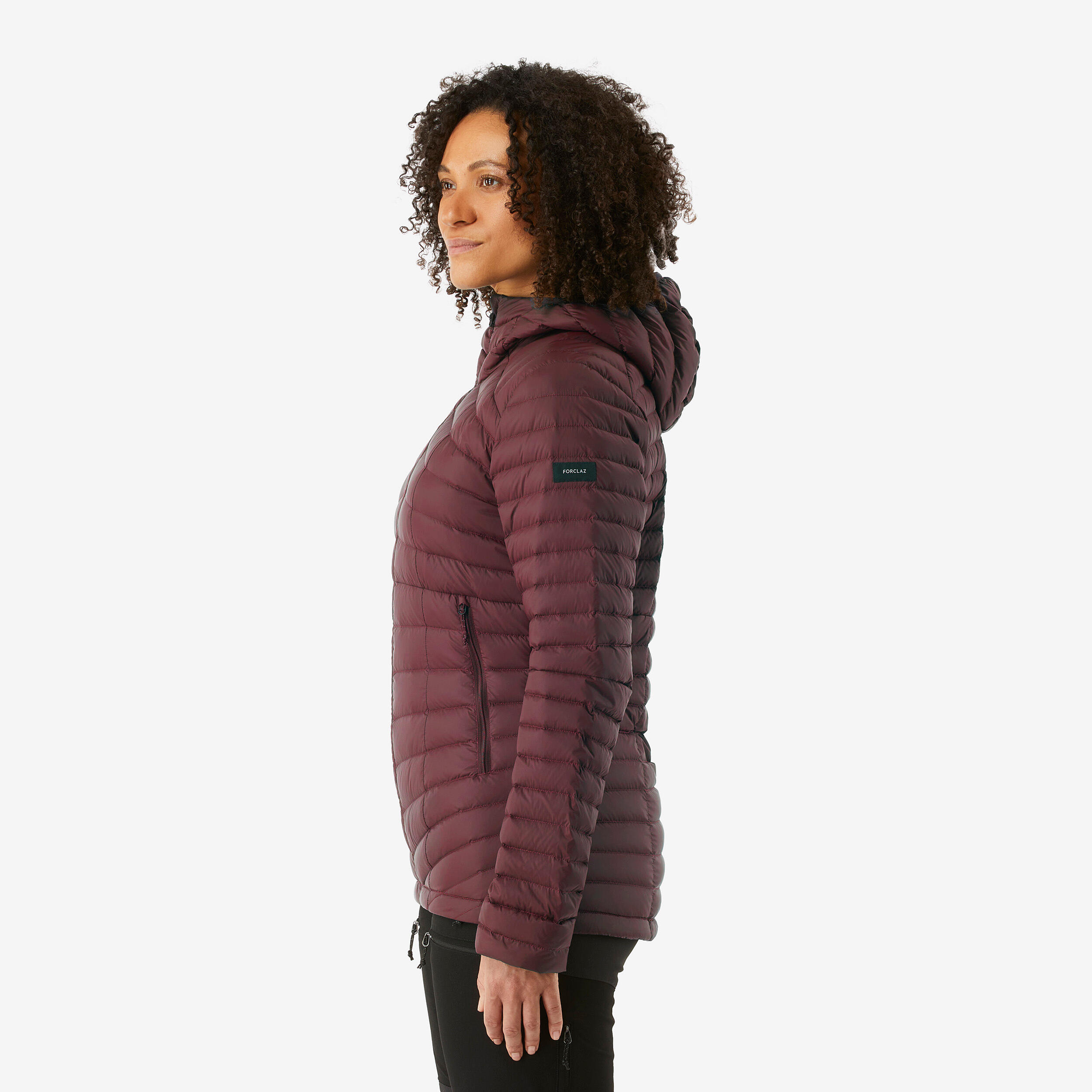 Manteau de randonnée en duvet femme – MT 100 - FORCLAZ