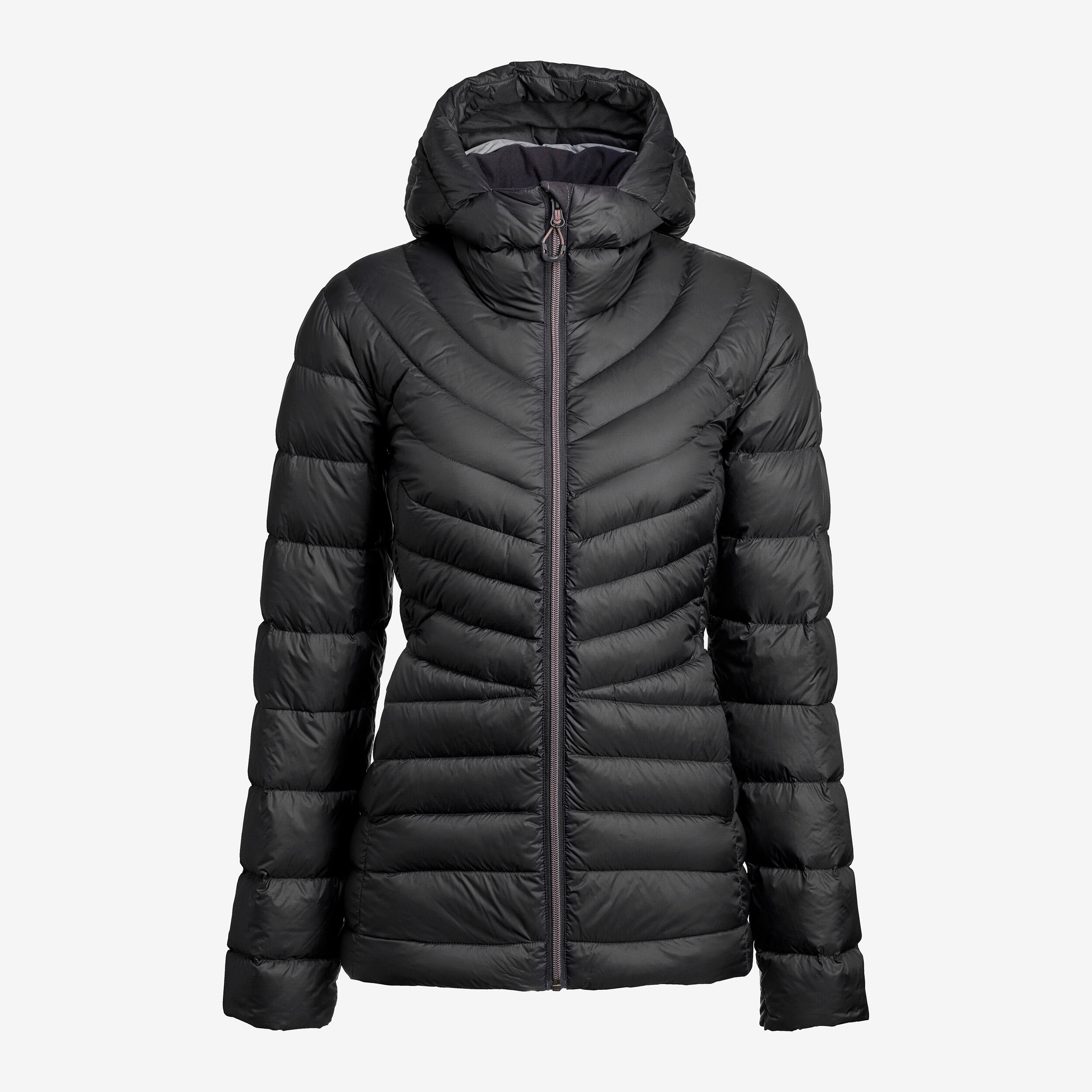 Plumífero de montaña y trekking con capucha Mujer Forclaz MT500 7/14