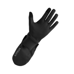 Gants de running adulte - KIPRUN Evolutiv V2 noir