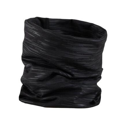 Tour de cou running chaud homme femme - kiprun warm+ noir chine