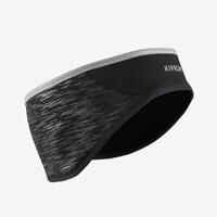 KIPRUN Warm + Unisex Running Headband - Black/Graph