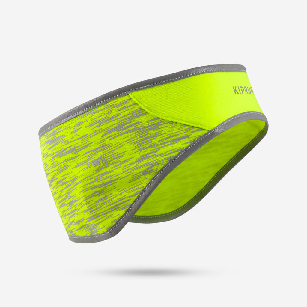 KIPRUN Warm + Unisex Running Headband - Yellow fl