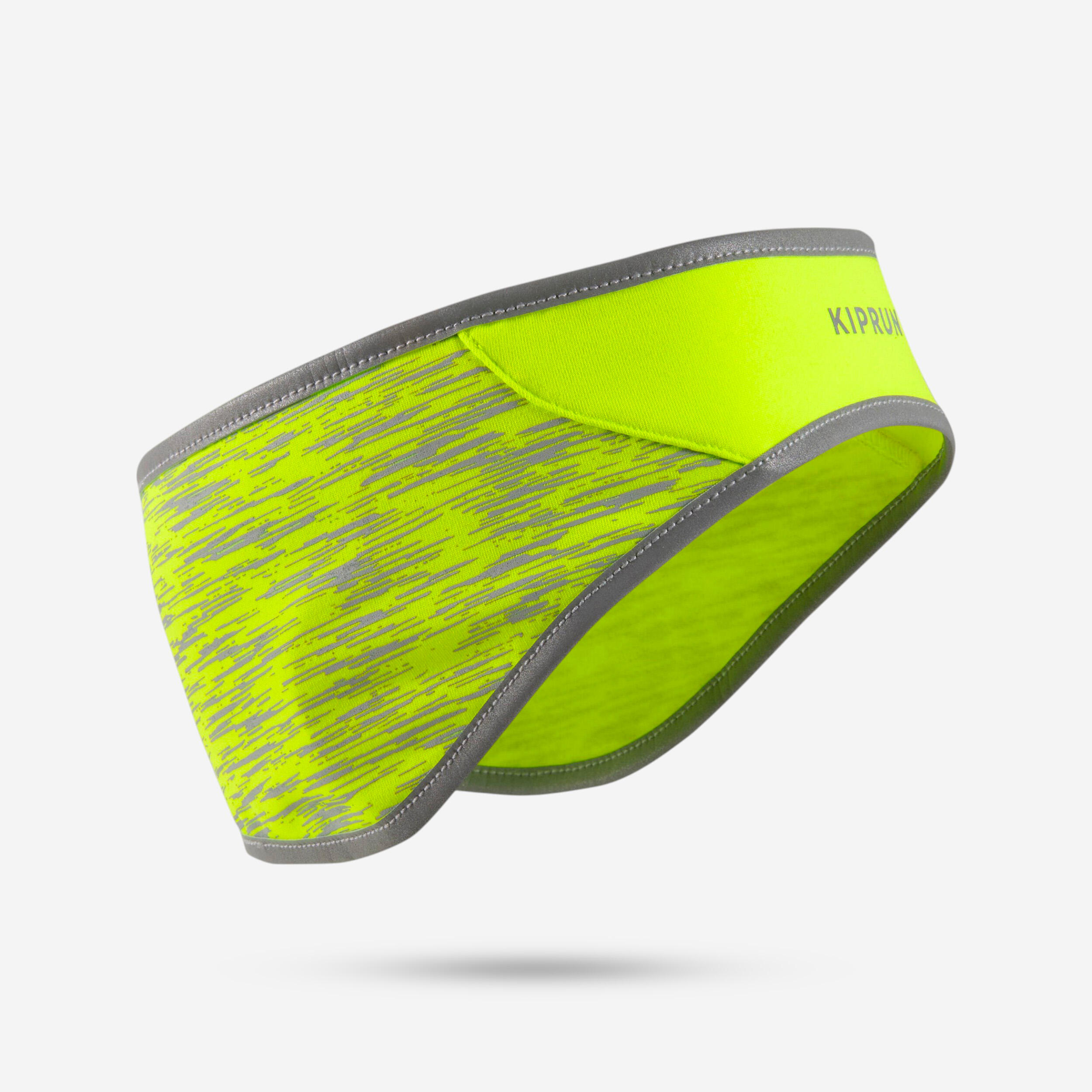 KIPRUN Lauf-Stirnband - Warm + neongelb