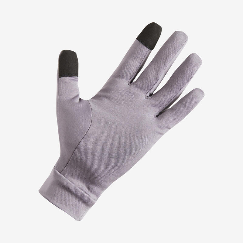 Men Women KIPRUN WARM+ 500 V2 touchscreen running gloves - grey