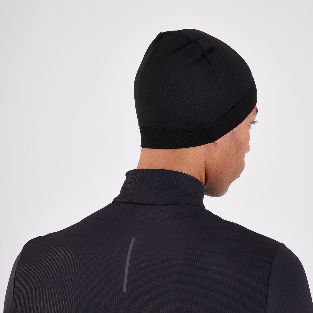 Bonnet running seamless Homme Femme - KIPRUN noir