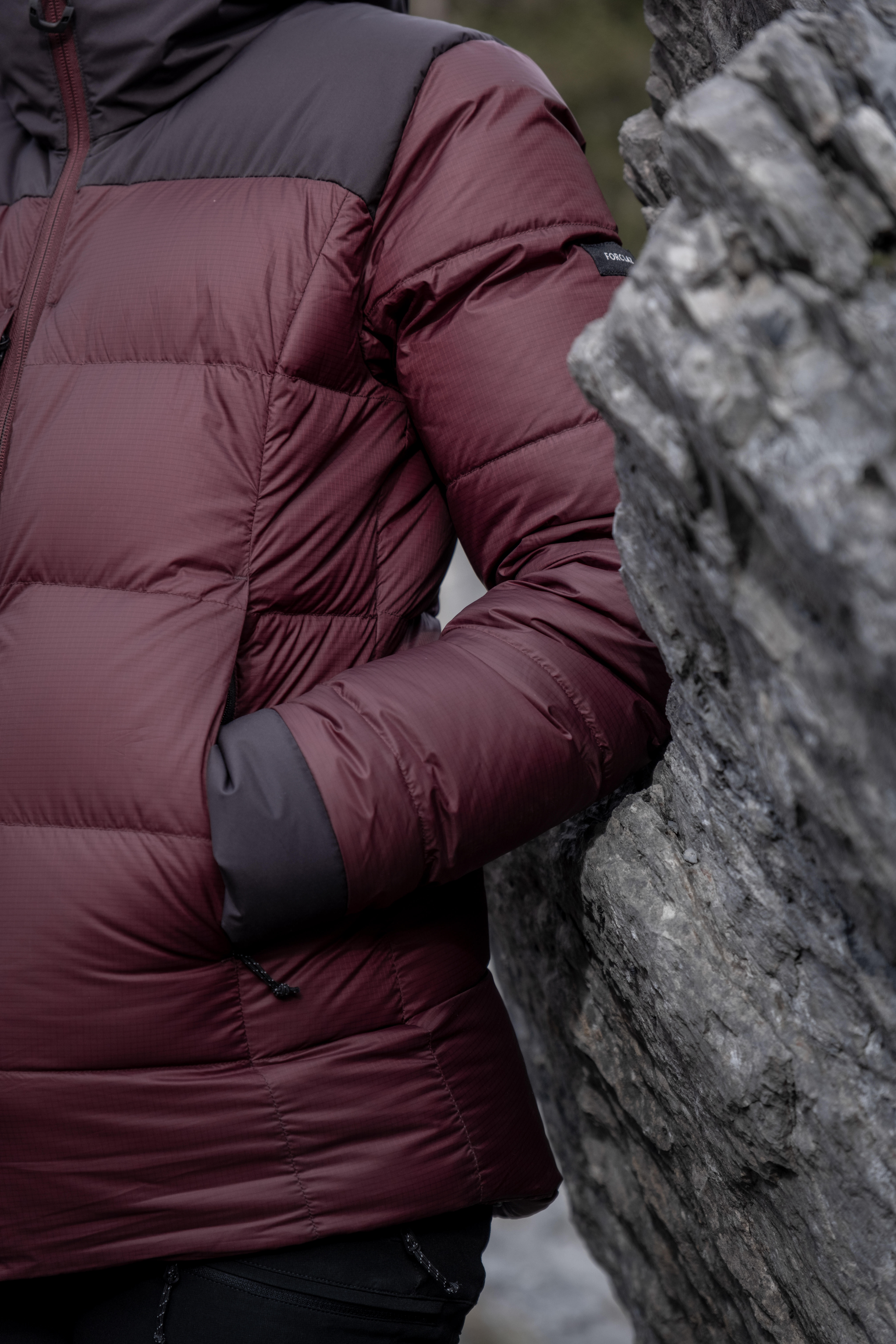 Manteau d'hiver en duvet avec capuchon femme – MT 900 - FORCLAZ