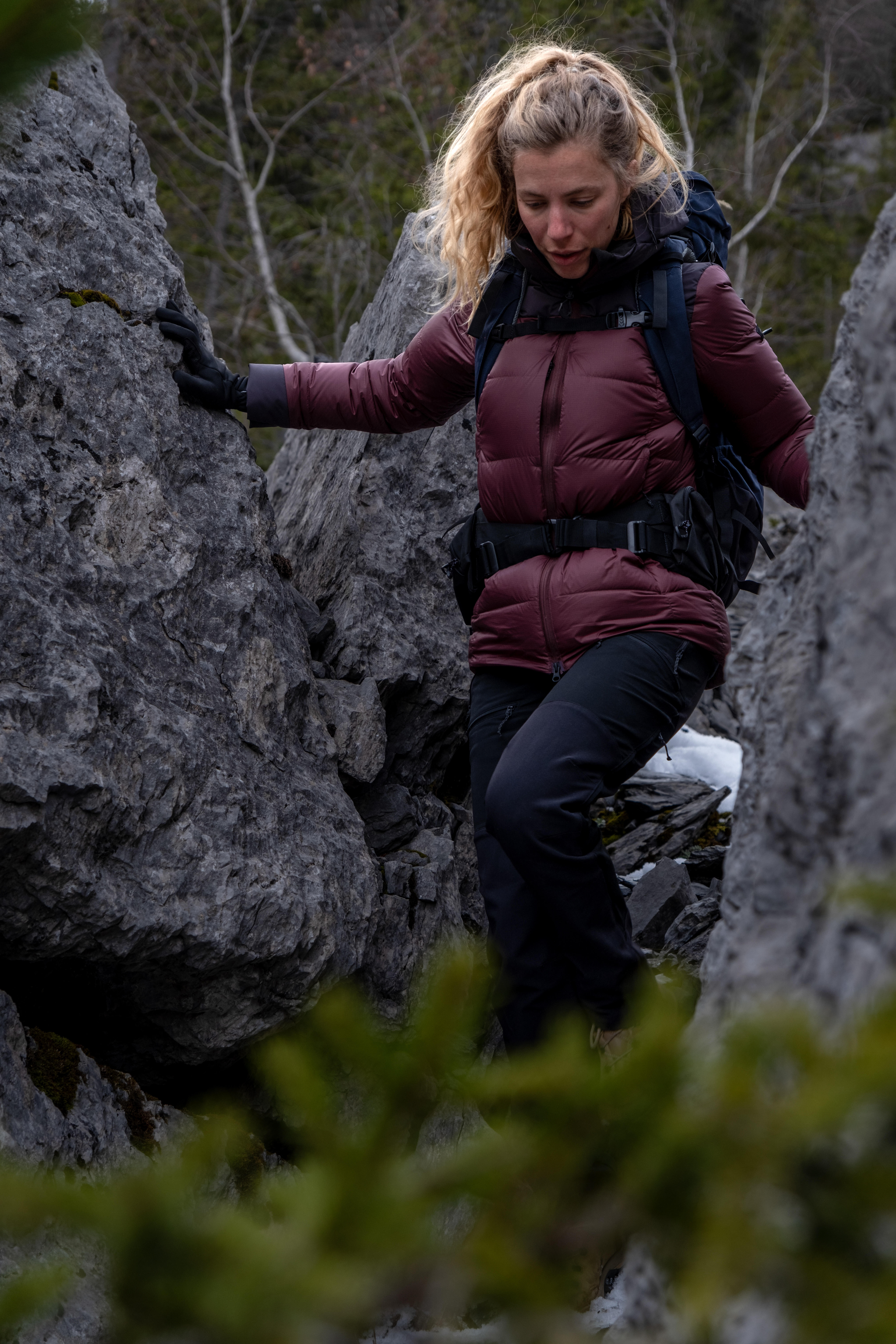 Touchscreen Fleece Hiking Gloves – MT 500 - SIMOND