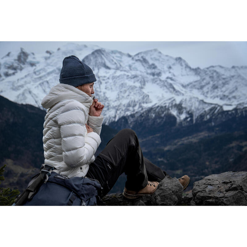 Piumino trekking donna MT500 PIUMA | -10°C | bianco
