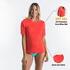 Women Beachwear Surfing Short sleeve UV Protection T-Shirt Coral Pink