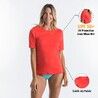 Women Beachwear Surfing Short sleeve UV Protection T-Shirt Coral Pink