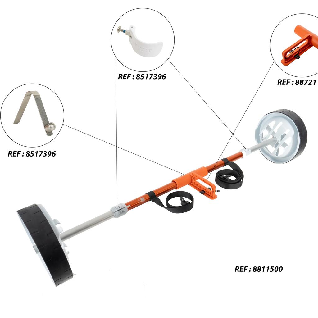 Ultra-compact transport trolley for SUP and kayaks