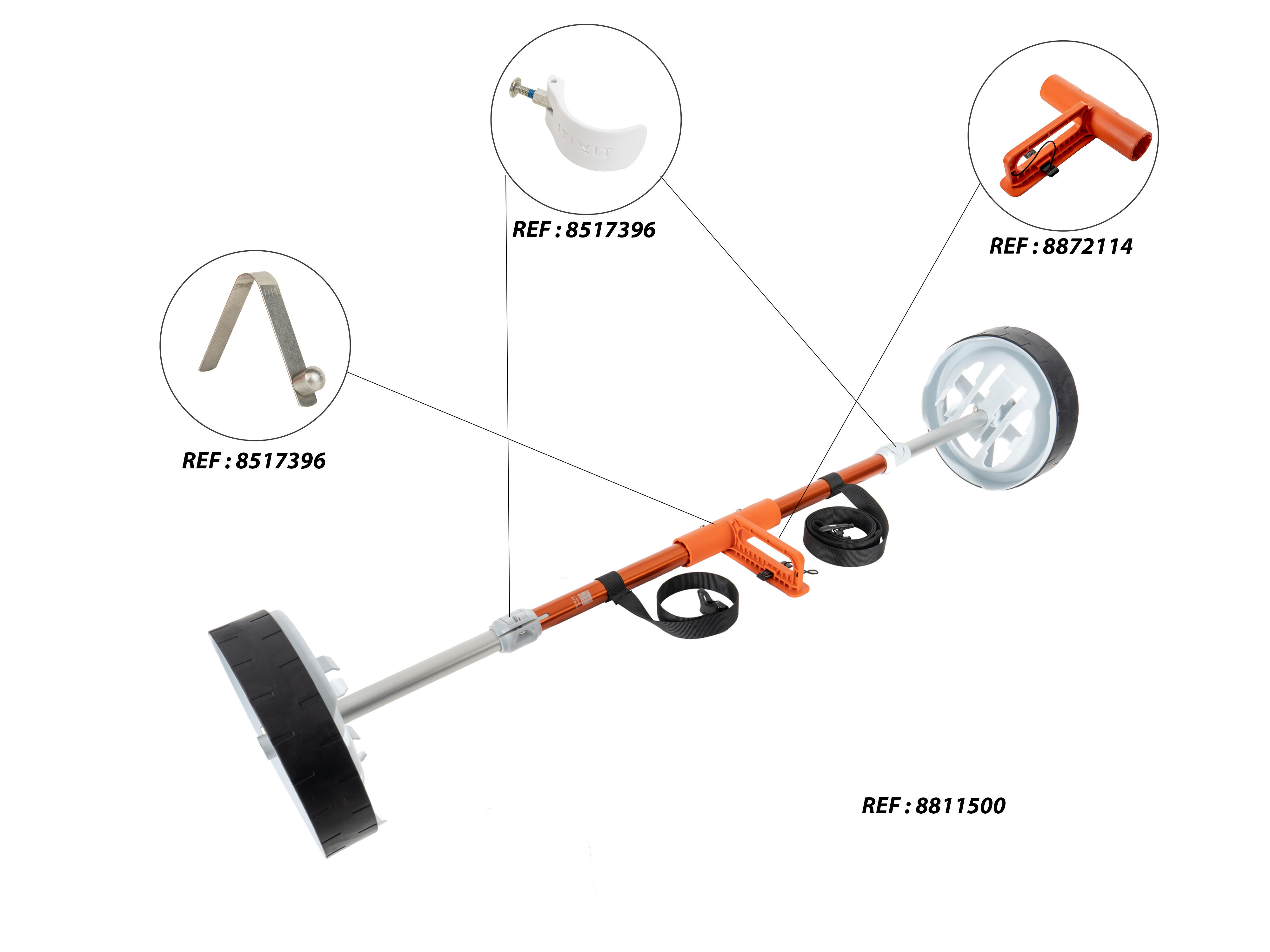 Ultra-compact SUP and Kayak Transport Trolley - ITIWIT