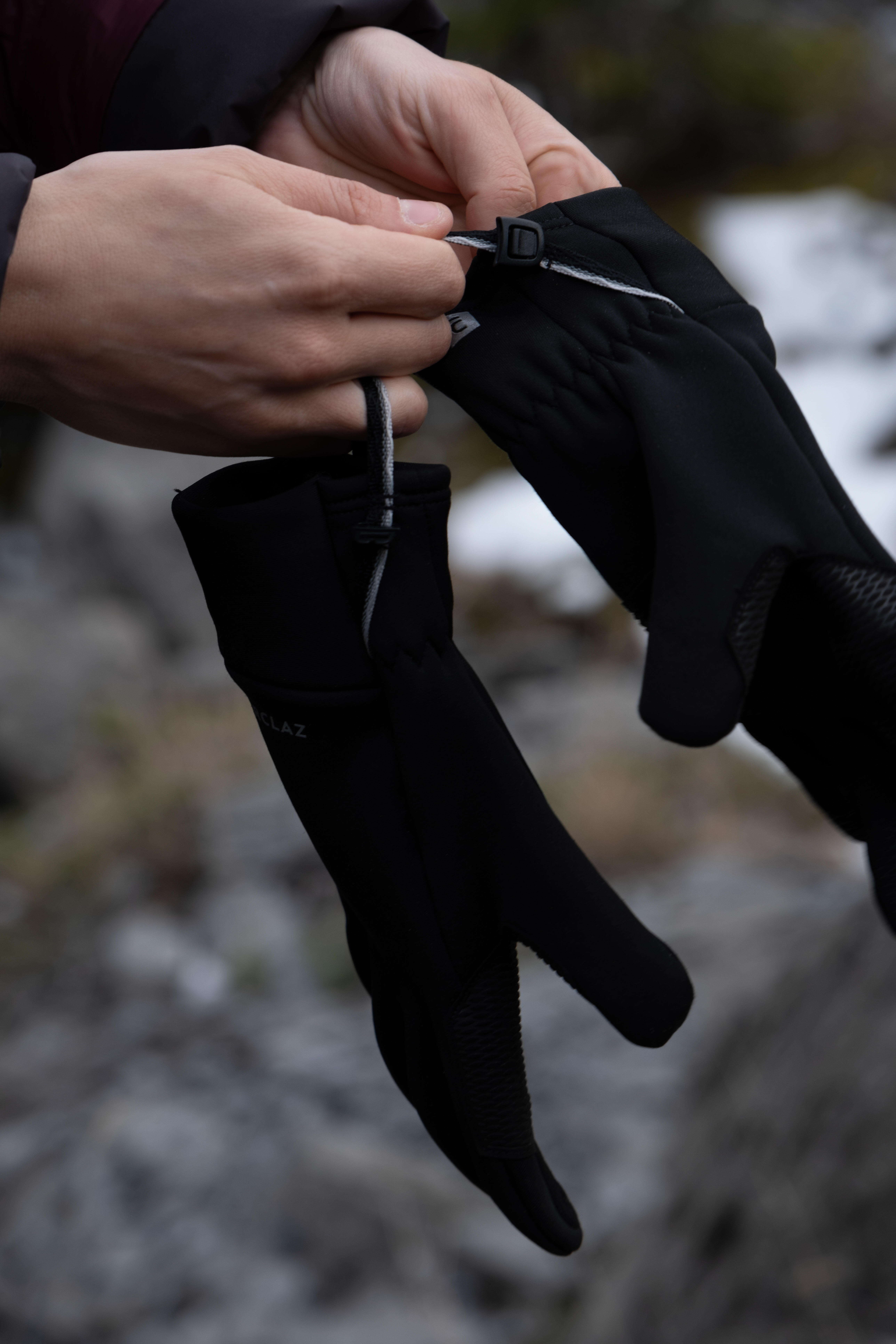 Gants de randonnée tactiles en polaire – MT 500 - FORCLAZ