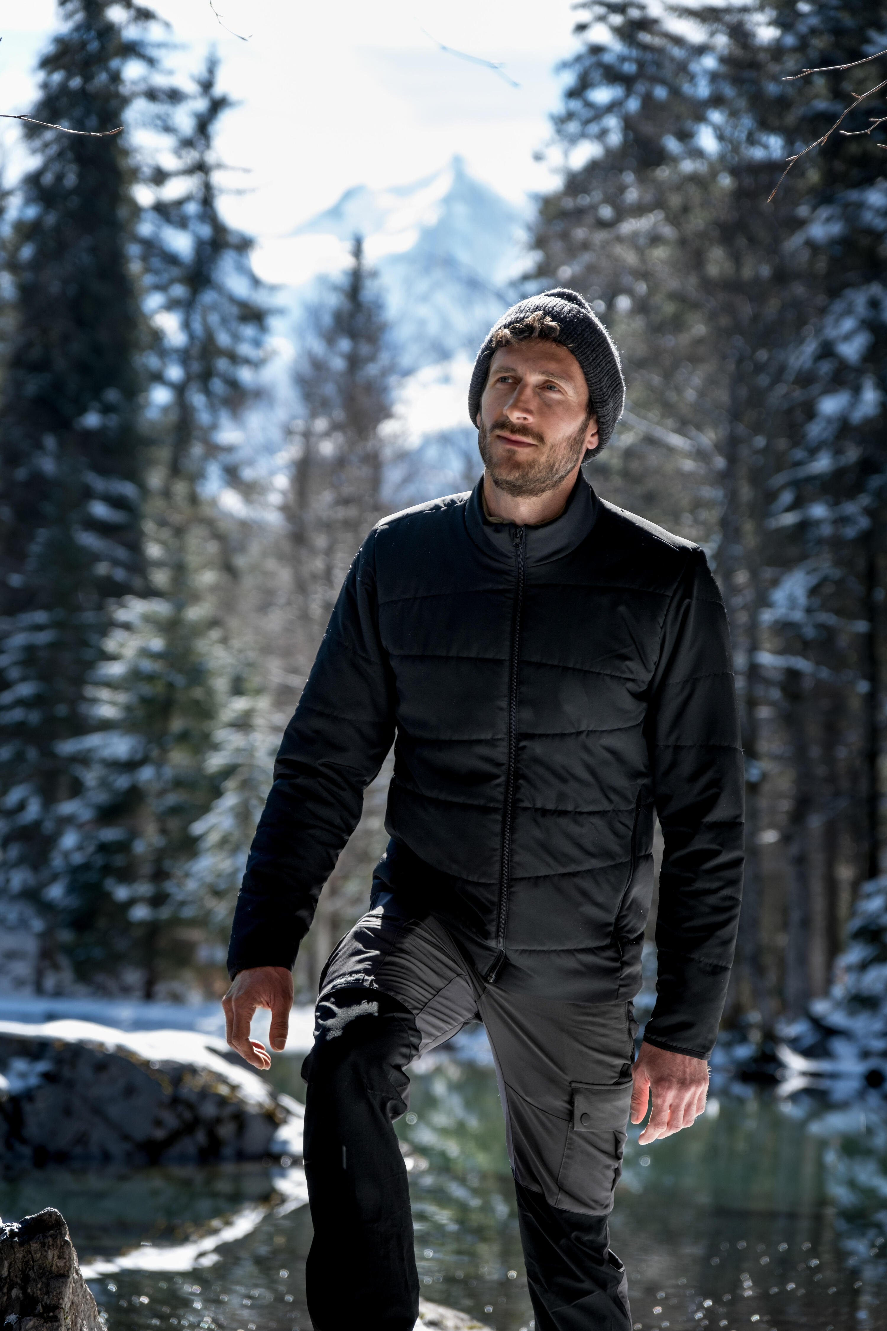 Seconde vie - Doudoune de trek synthétique homme, MT50 0°C noir 7/9