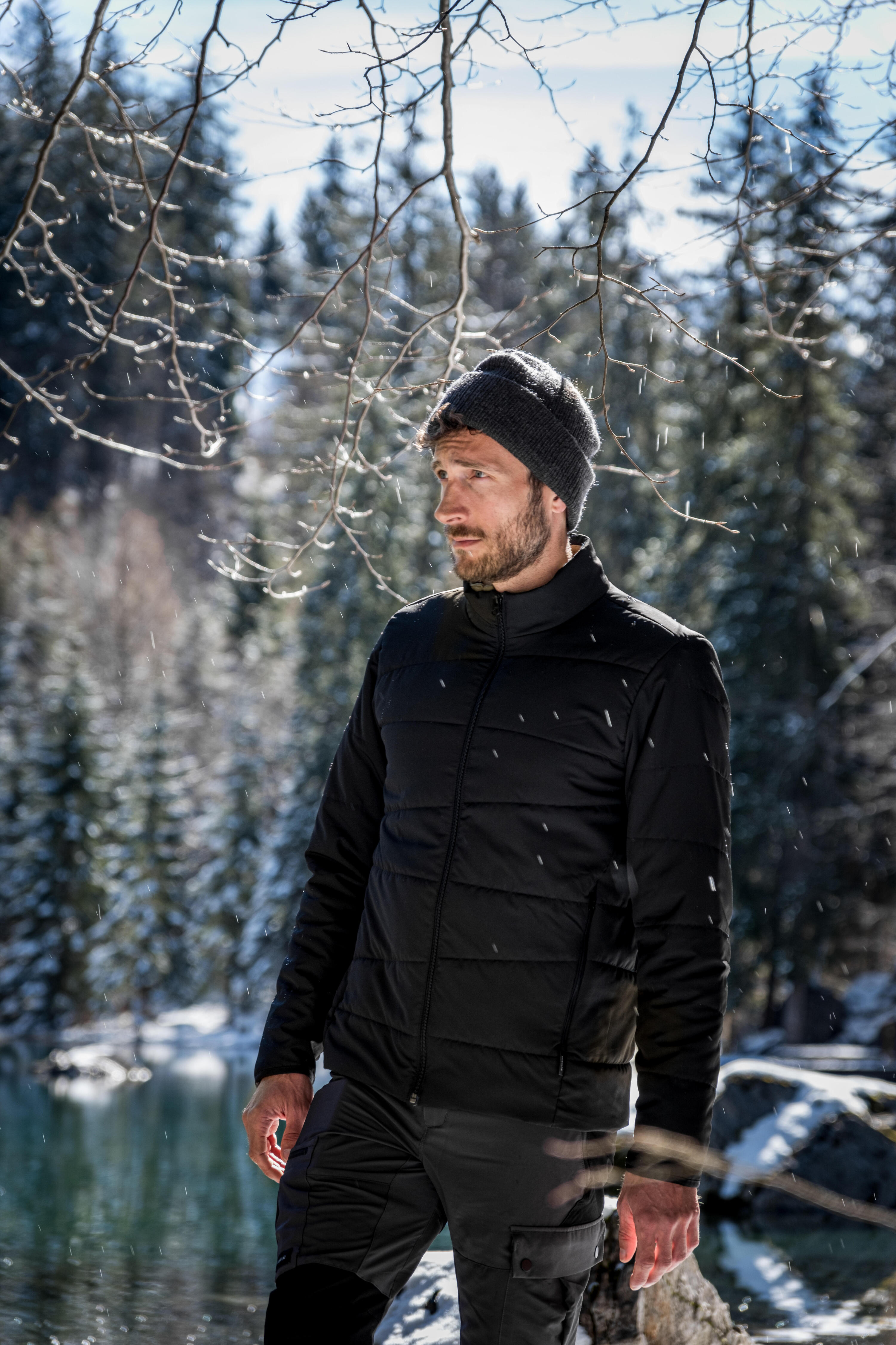 Seconde vie - Doudoune de trek synthétique homme, MT50 0°C noir 8/9