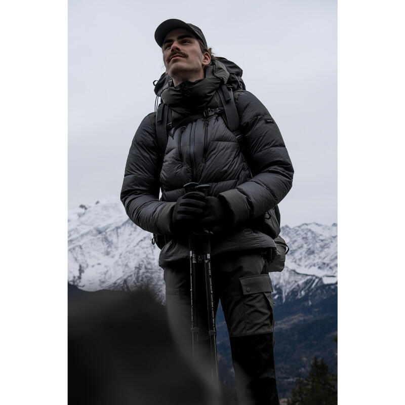 Erkek Outdoor Trekking Şişme Mont - Kuş Tüyü - Siyah - MT900 -20°C