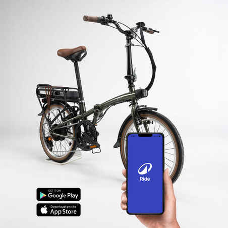Ηλεκτρικό σπαστό ποδήλατο E-Fold 500 - Πράσινο