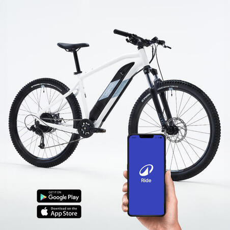 Belo-plavi električni brdski bicikl E-ST 100 (27,5 inča)