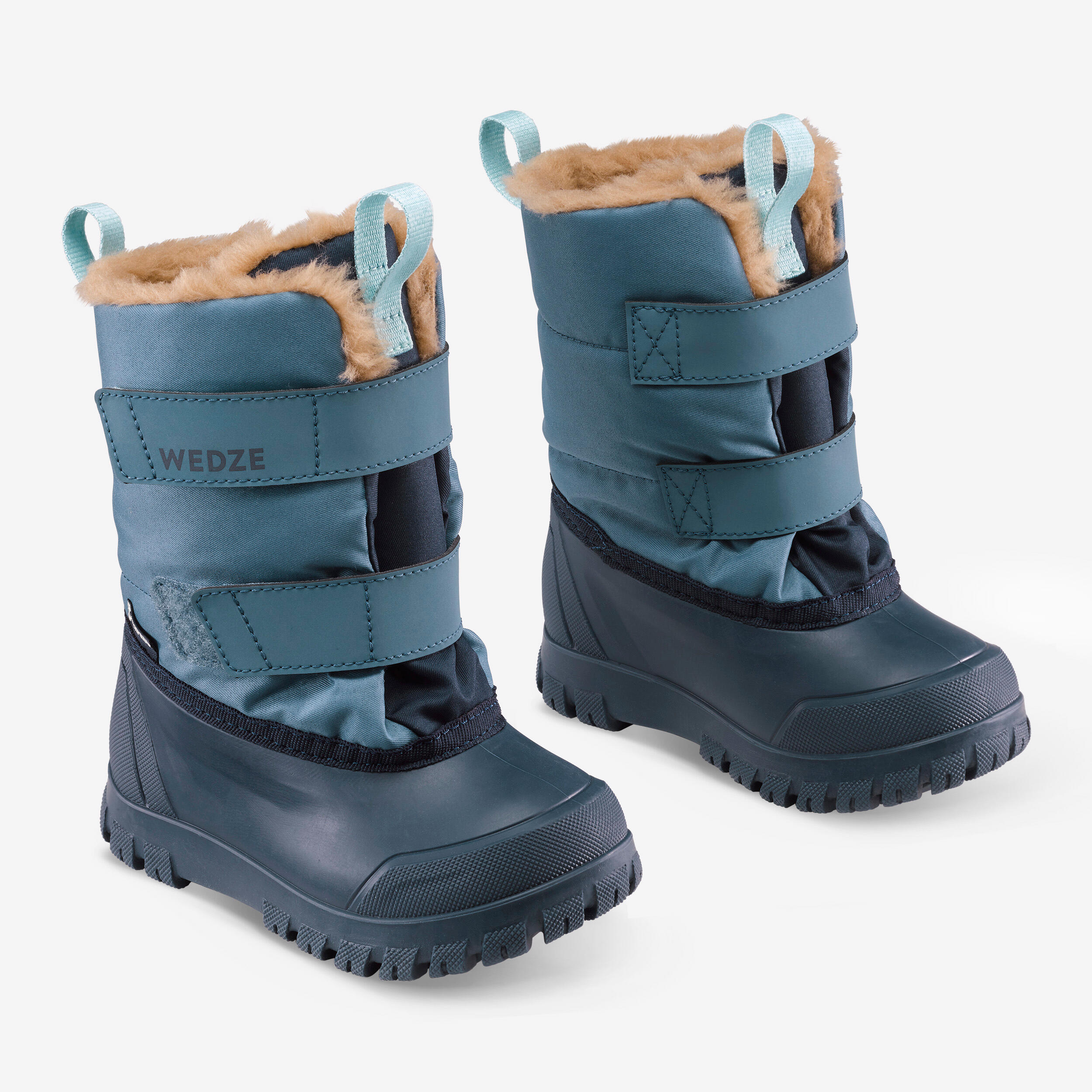 Warm, waterproof baby snow boots, 900 warm blue