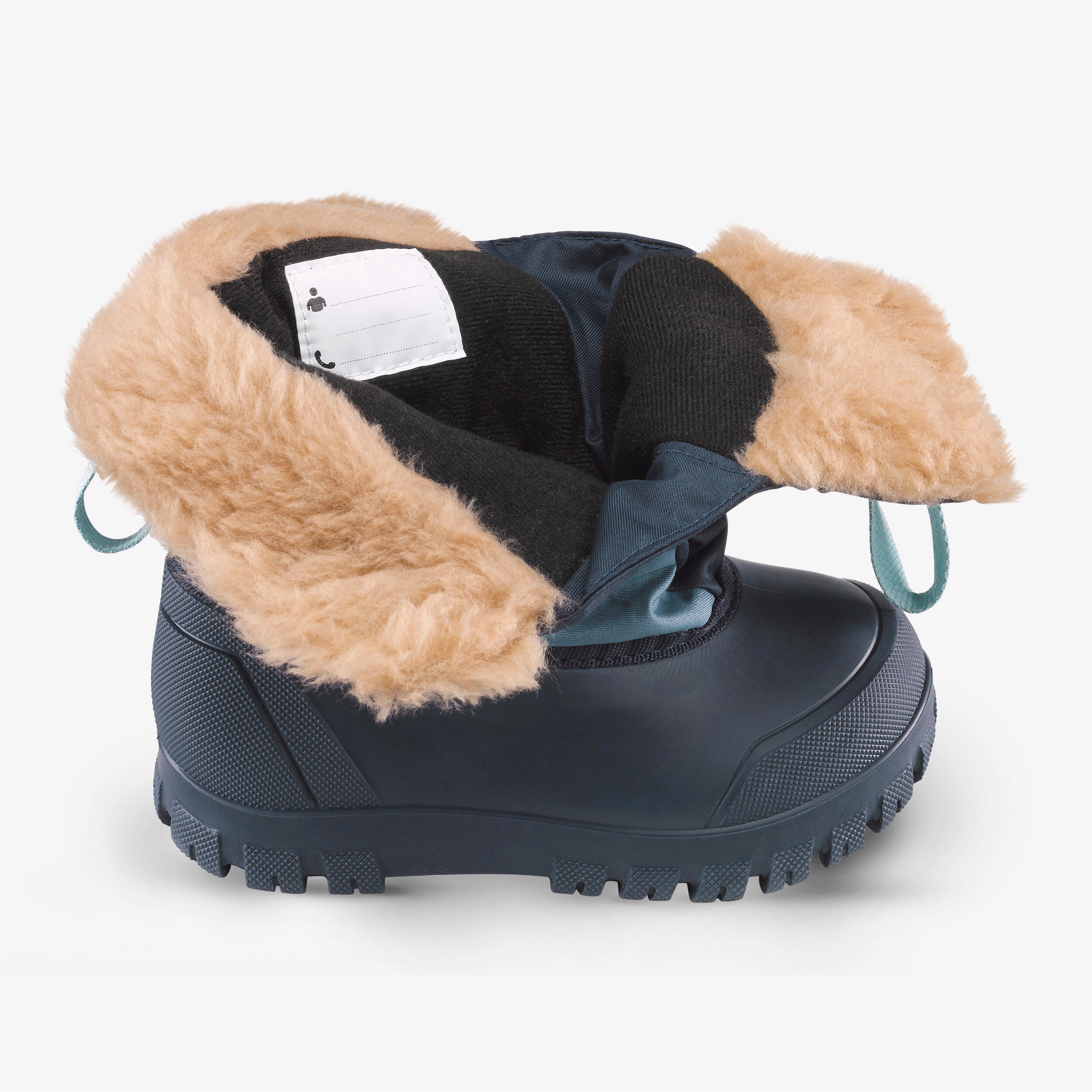 Warm, waterproof baby snow boots, 900 warm blue