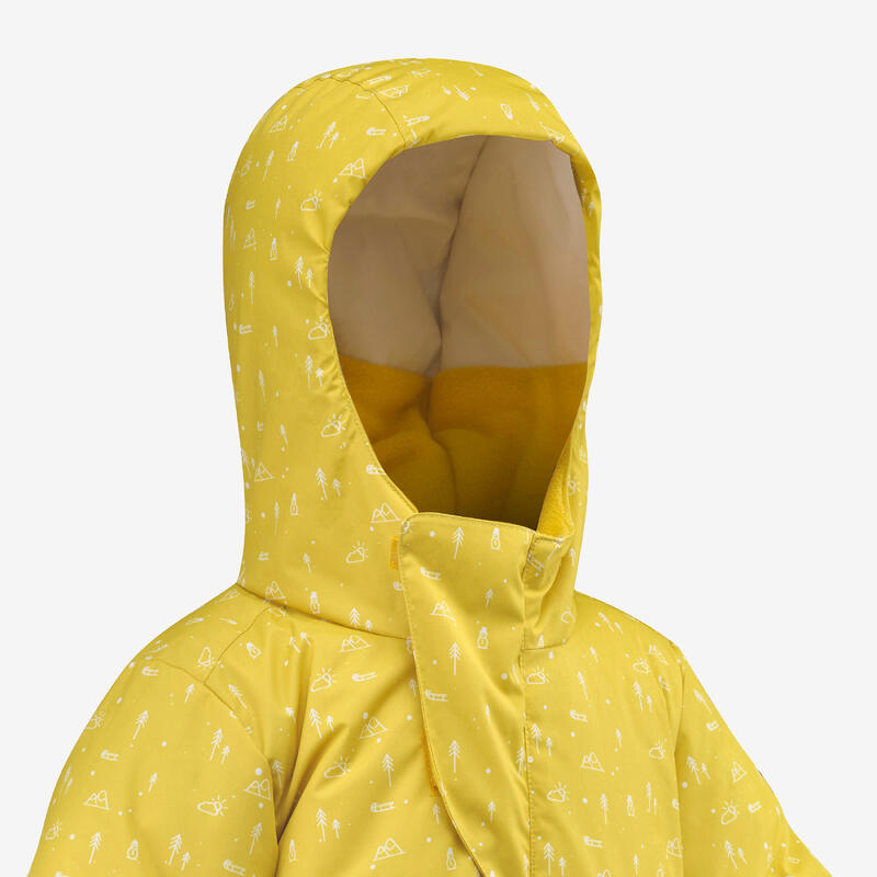 Combinaison ski bébé chaude - 500 warm - jaune