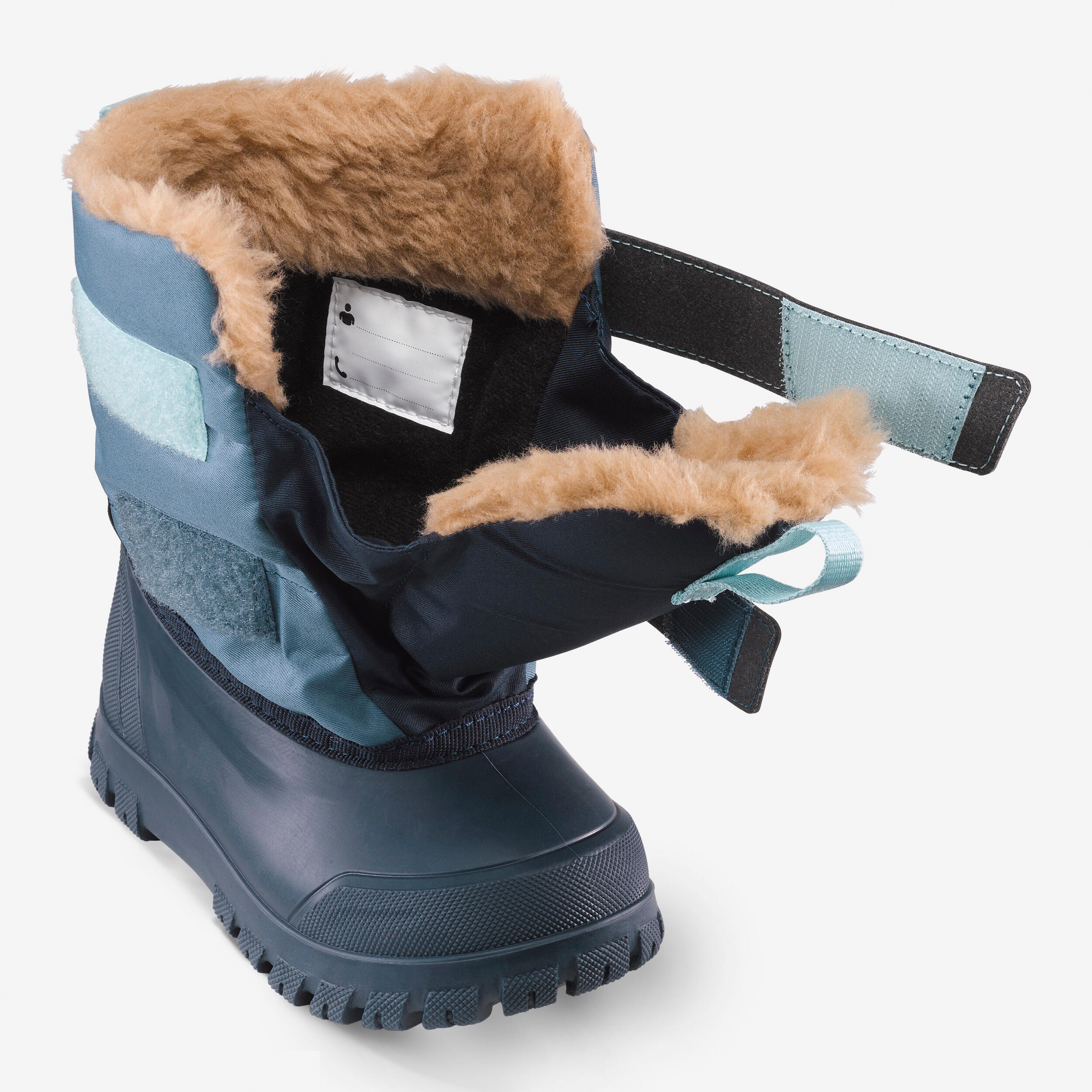 Warm, waterproof baby snow boots, 900 warm blue