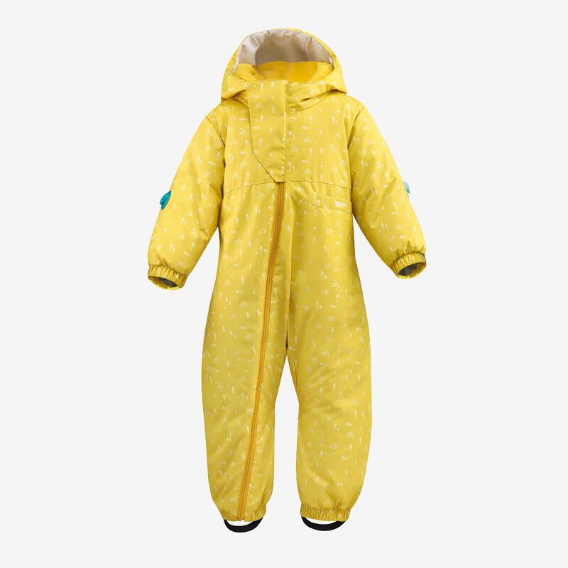 Combinaison ski bébé chaude - 500 warm - jaune